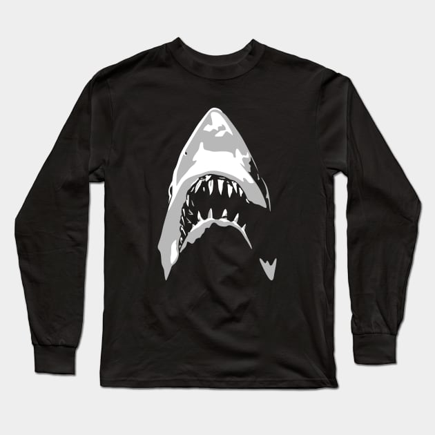 Jaws Long Sleeve T-Shirt by Woah_Jonny